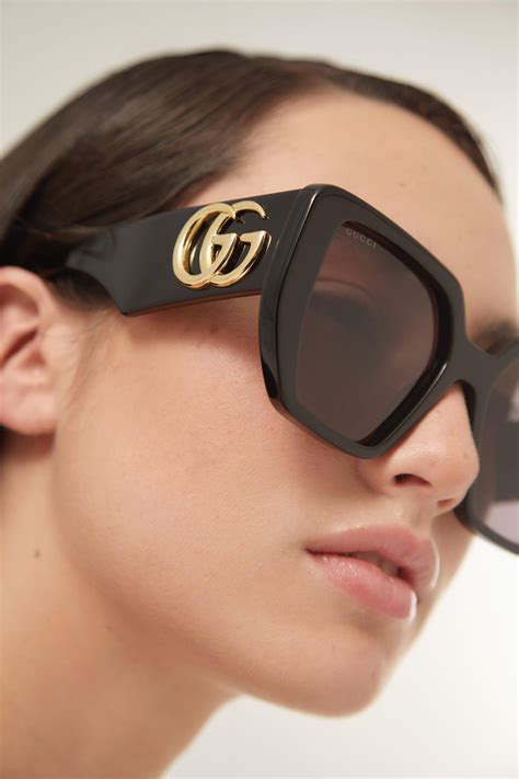 gucci oversized women's sunglasses|authentic Gucci sunglasses sale.